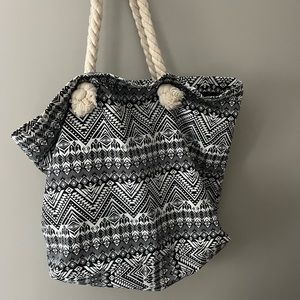 Tribal Print Beach Bag